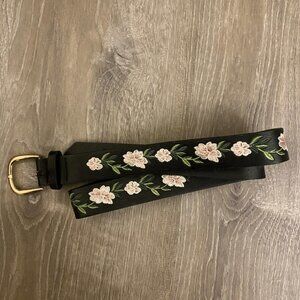 Flower Embroidered Belt